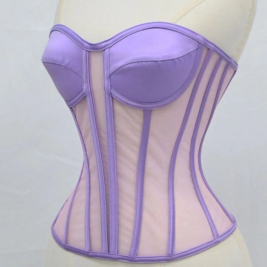 3D Structured Tulle Corset