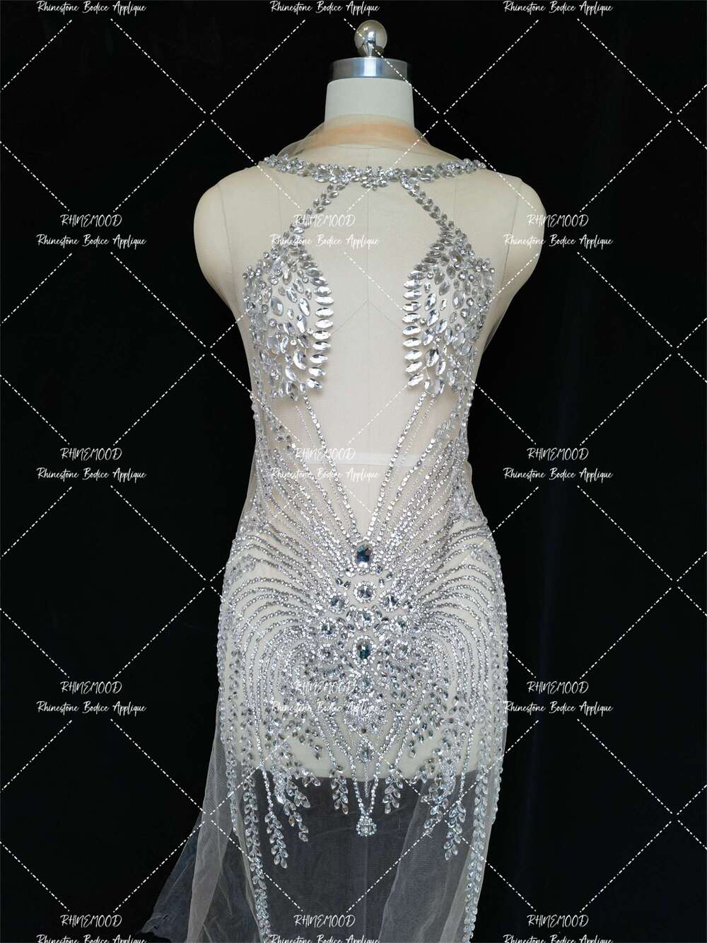 Allure - Rhinestone Bodice Applique