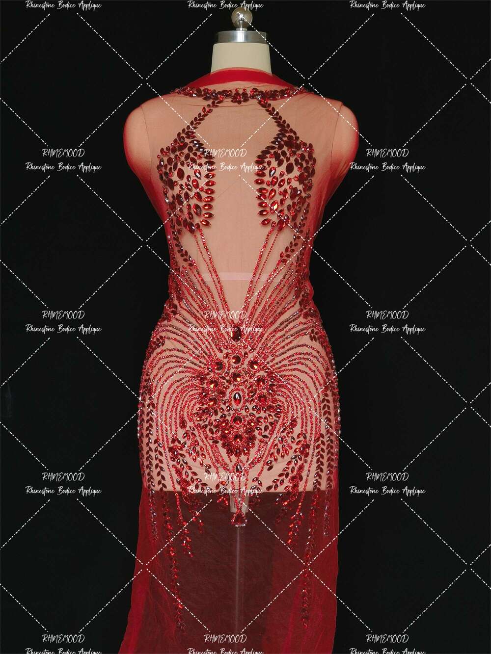 Allure - Rhinestone Bodice Applique