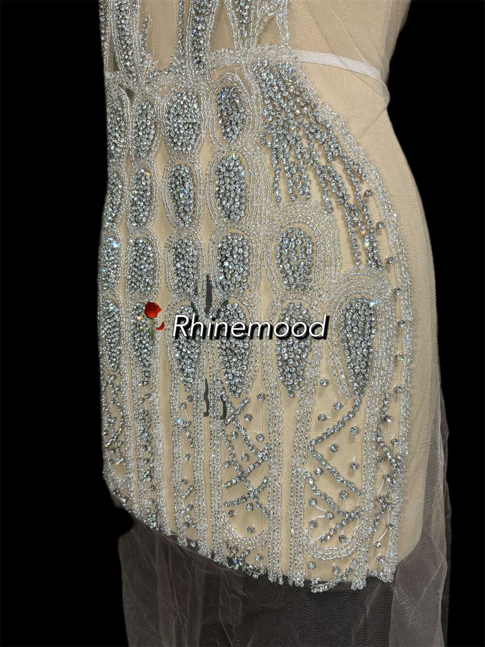 Aubrey - Rhinestone Bodice Applique