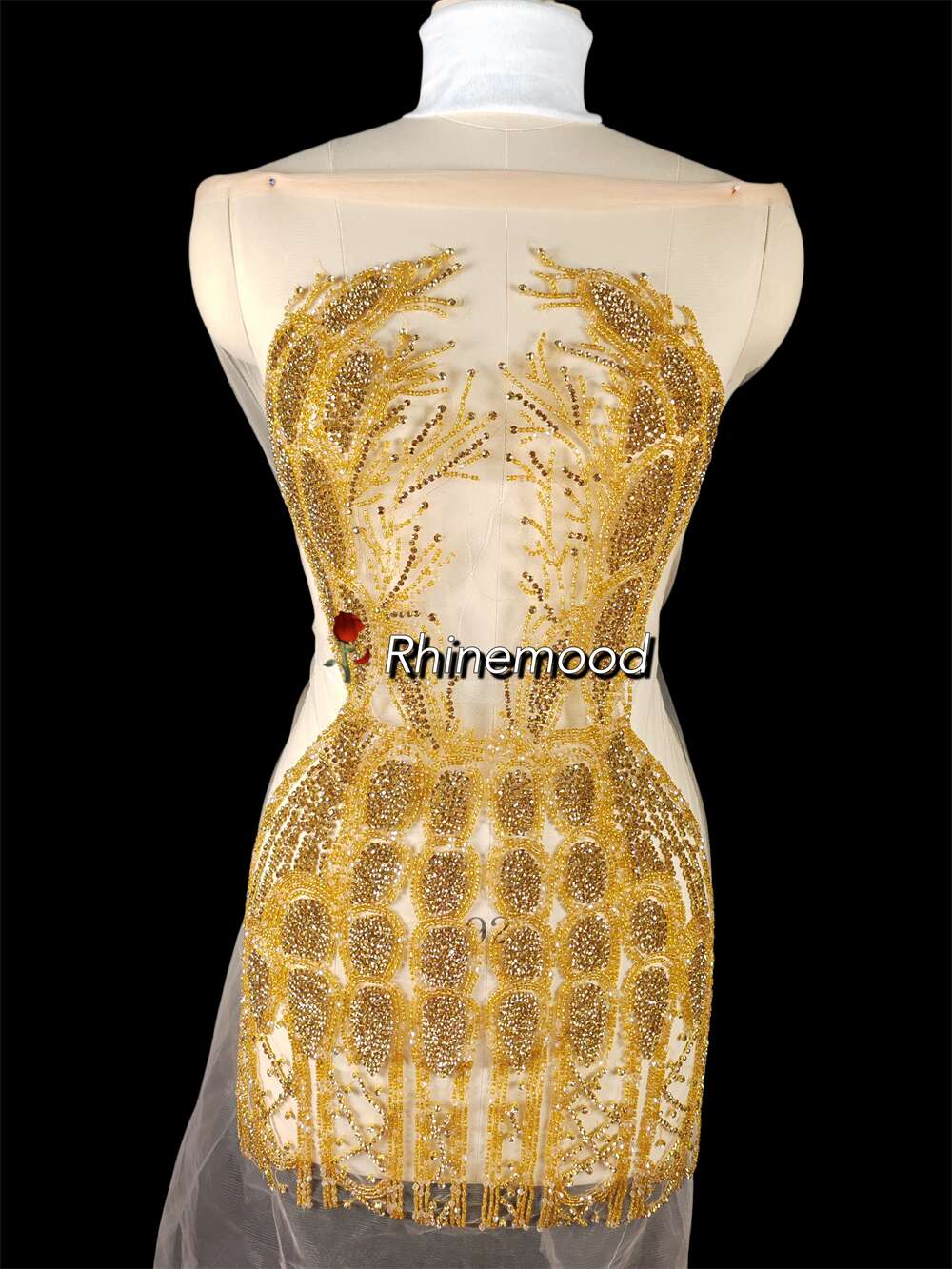 Aubrey - Rhinestone Bodice Applique