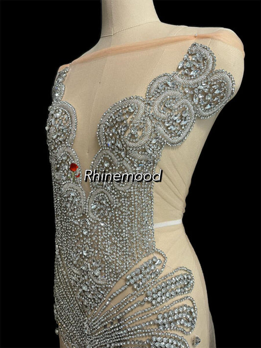 Bliss - Rhinestone Bodice Applique