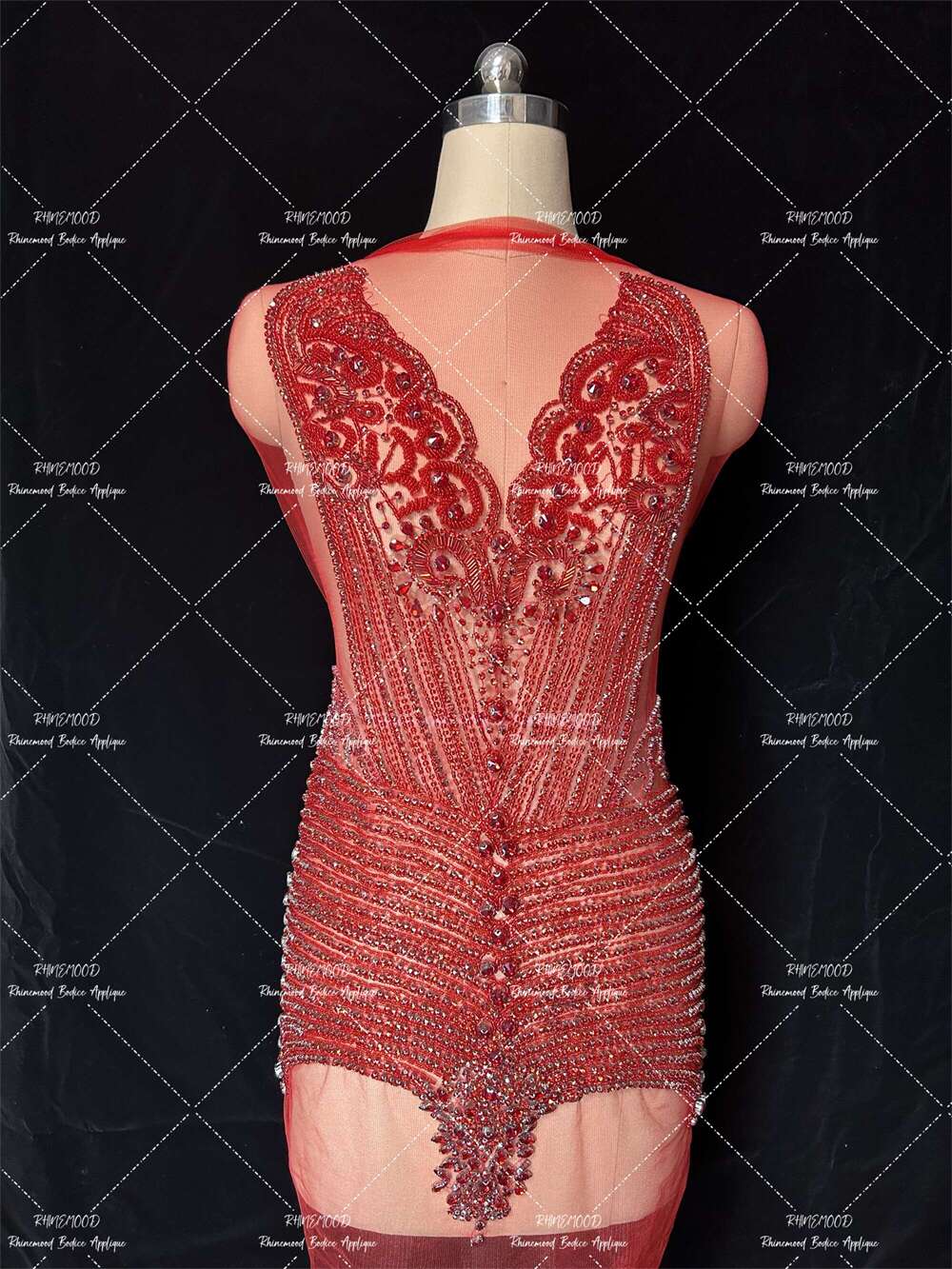 Crush - Rhinestone Bodice Applique