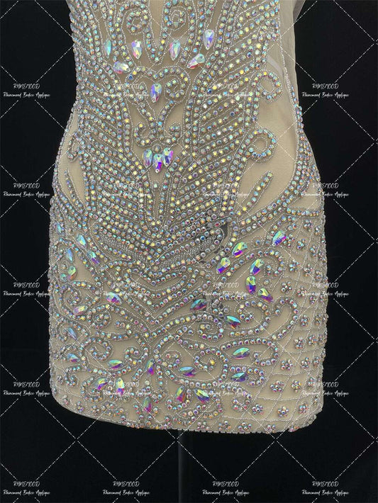Crystal - Rhinestone Bodice Applique