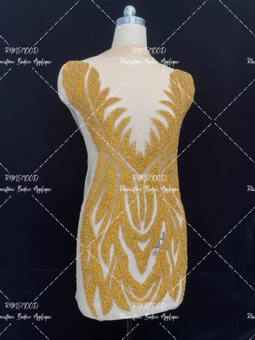 Dazzle - Rhinestone Bodice Applique