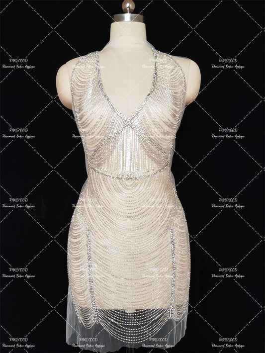 Galaxy - Rhinestone Bodice Applique