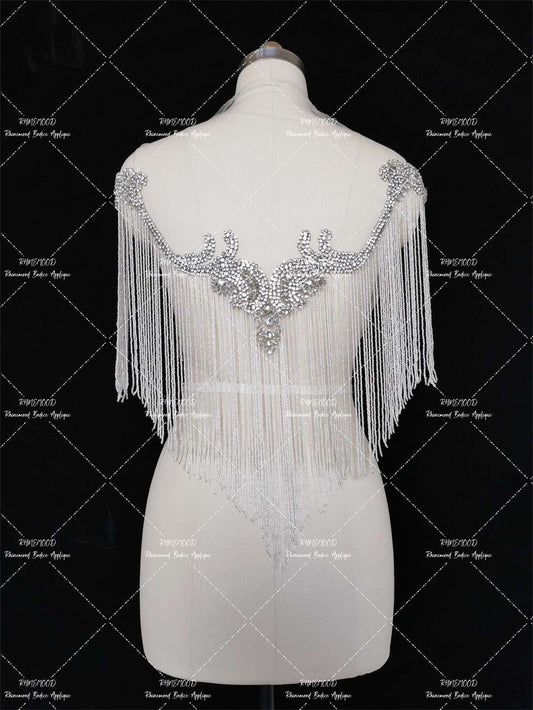 Gleam - Front&Back Rhinestone Bodice Applique