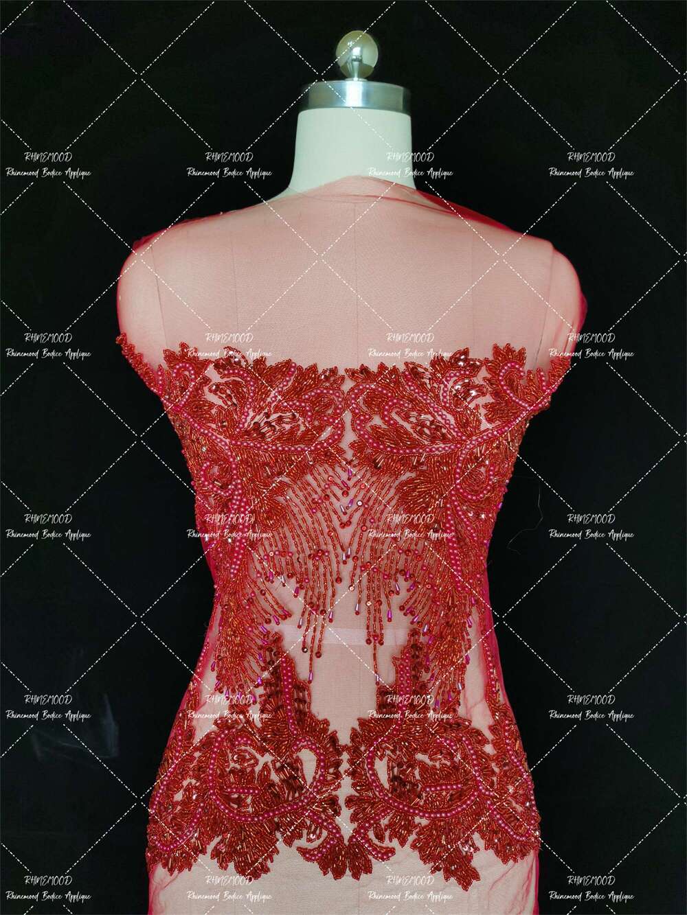 Maya - Rhinestone Bodice Applique