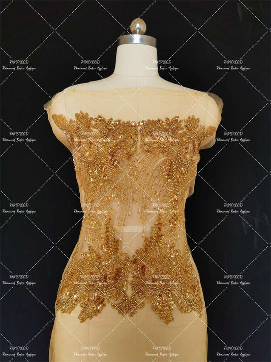 Maya - Rhinestone Bodice Applique