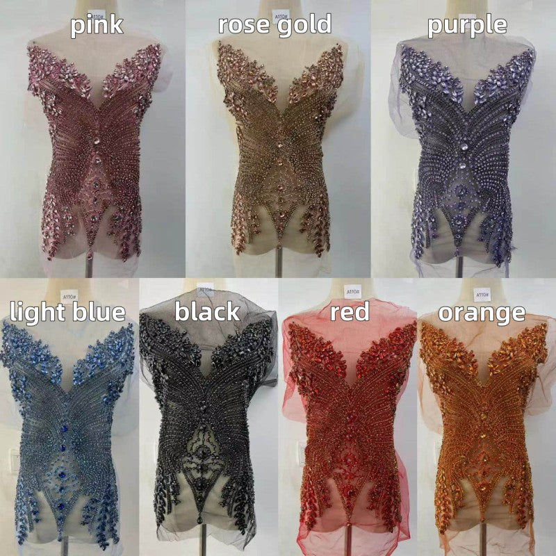 Kira - Rhinestone Bodice Applique