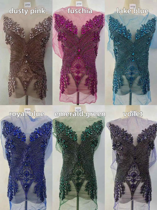 Kira - Rhinestone Bodice Applique