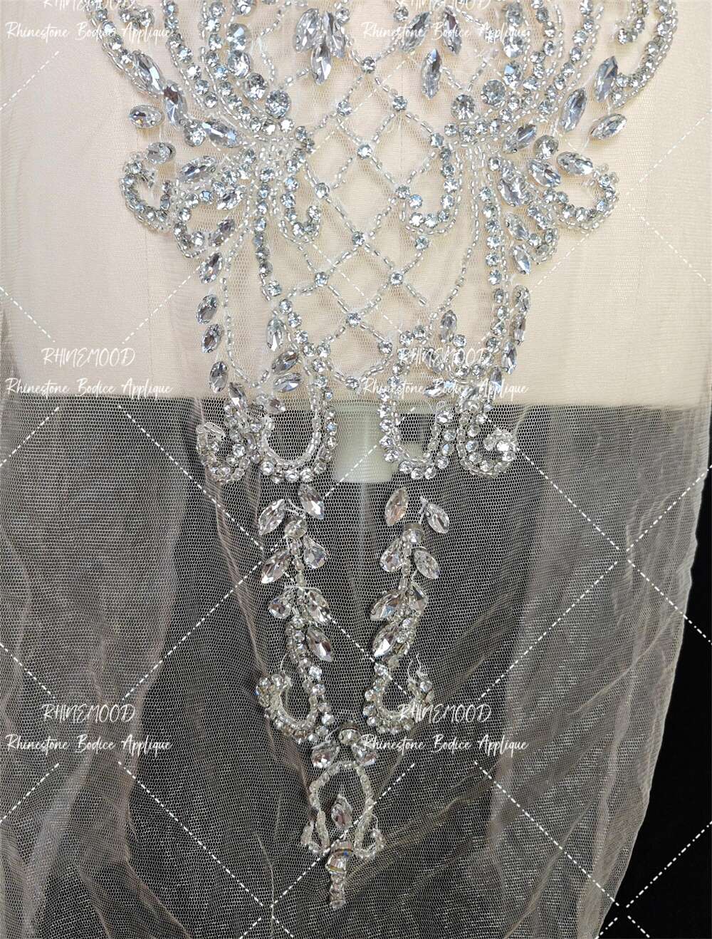 Luminous - Rhinestone Bodice Applique
