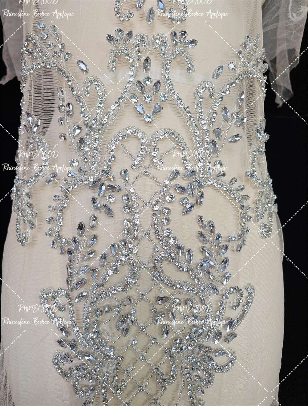 Luminous - Rhinestone Bodice Applique