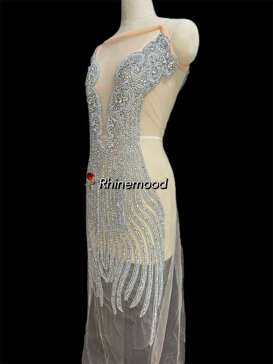 Nora - Rhinestone Bodice Applique