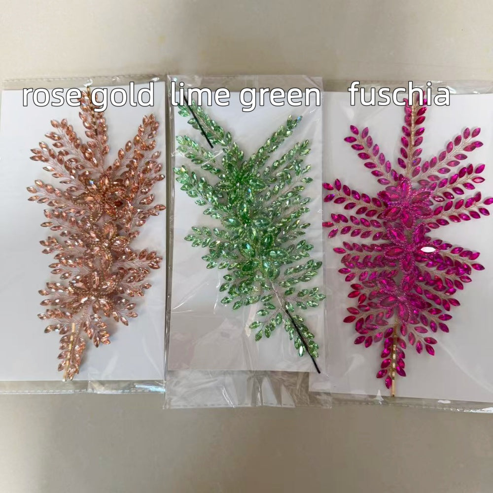 IN STOCK - RM012 - 3D Rhinestone Patch