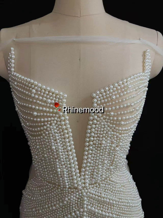 Vera - Beaded Bodice Applique