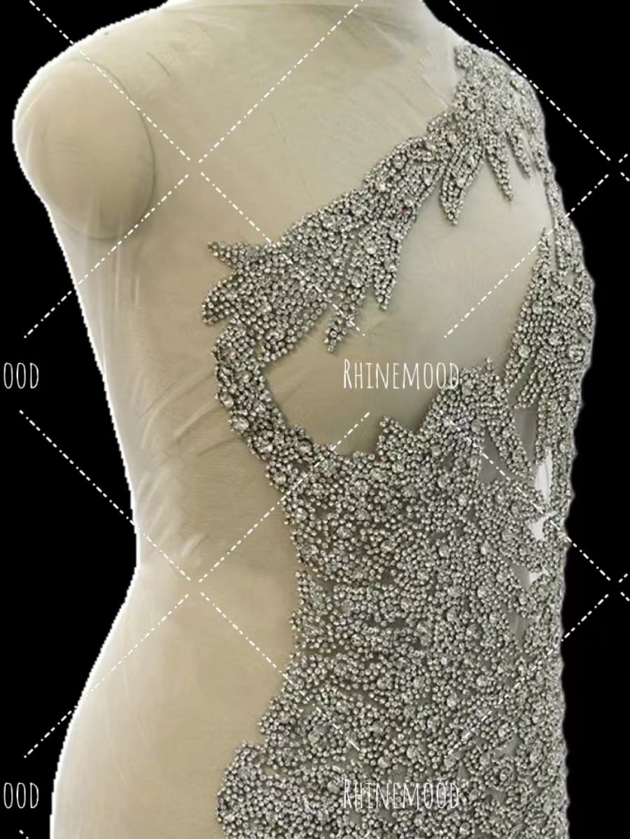 Alina - Rhinestone Bodice Applique