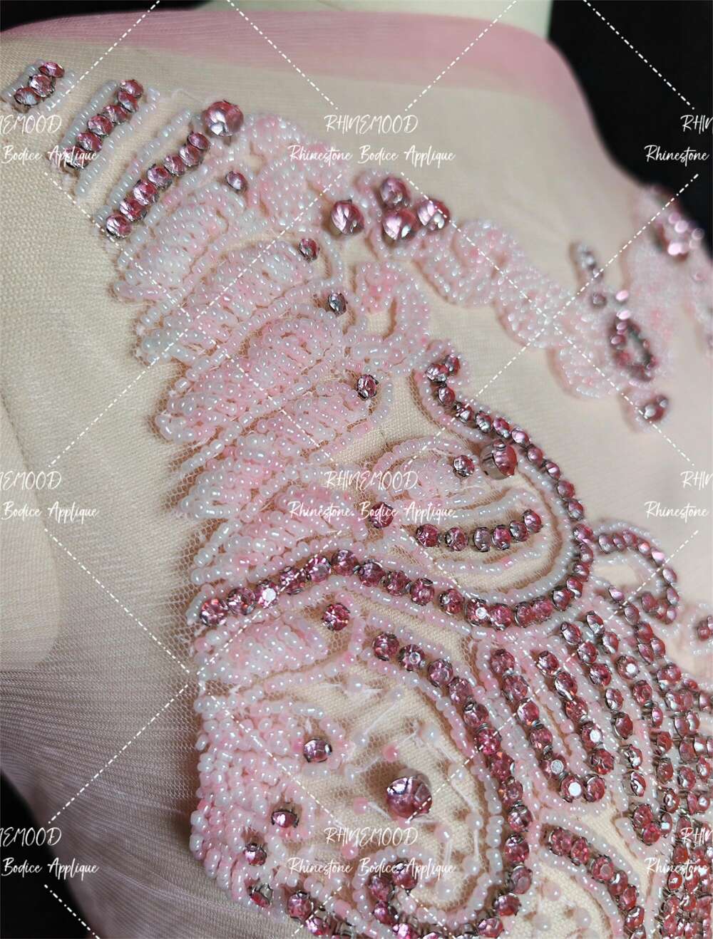 Avery - Rhinestone Bodice Applique
