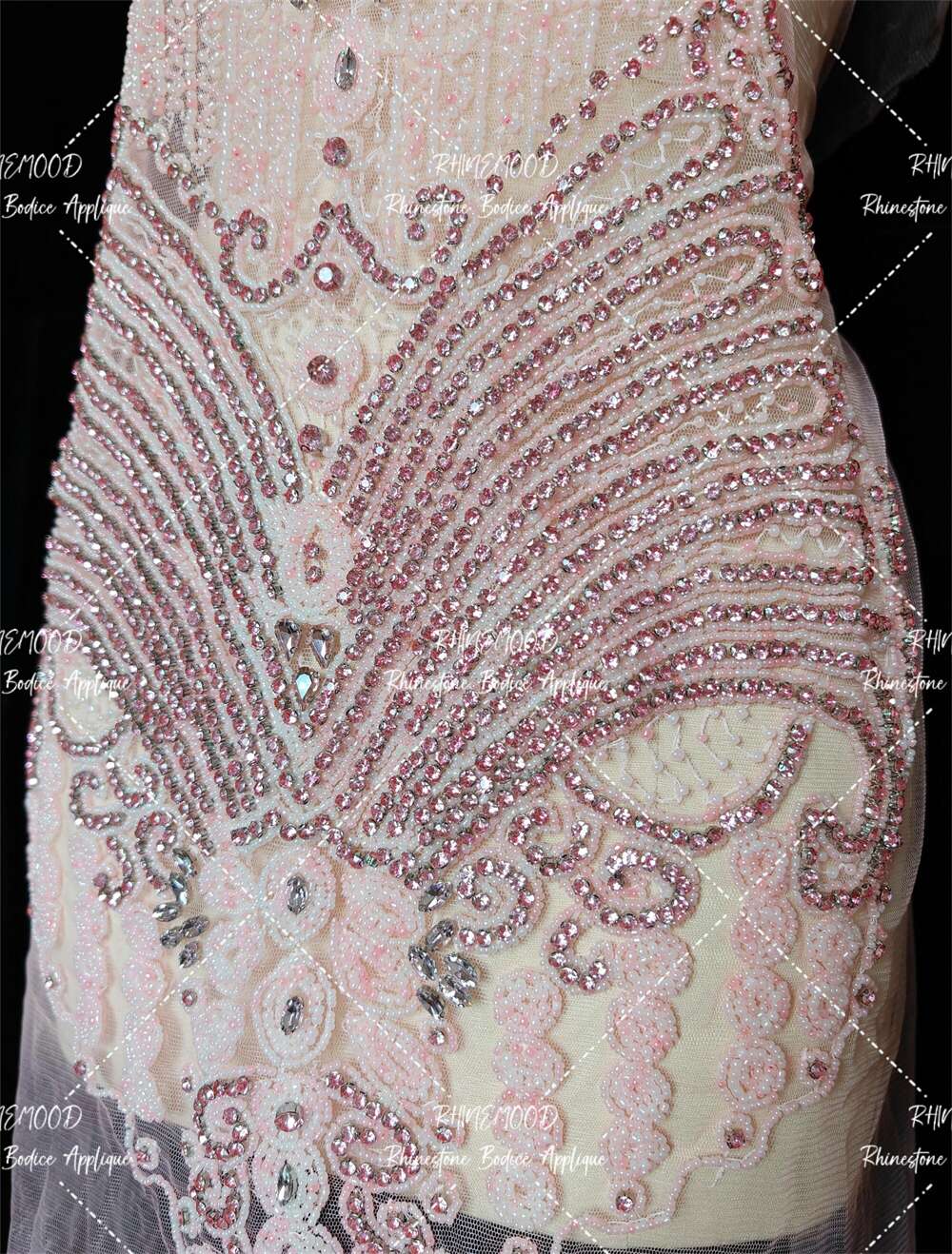 Avery - Rhinestone Bodice Applique