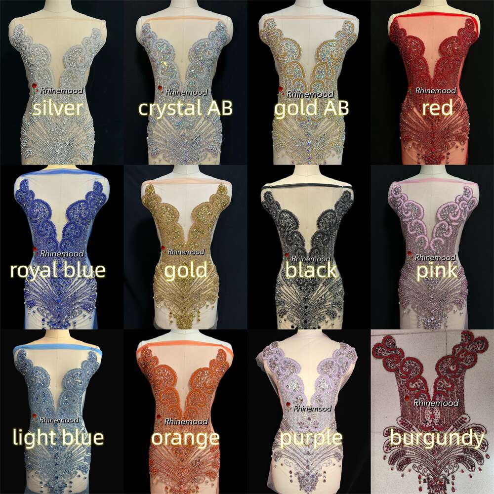 Bliss - Rhinestone Bodice Applique