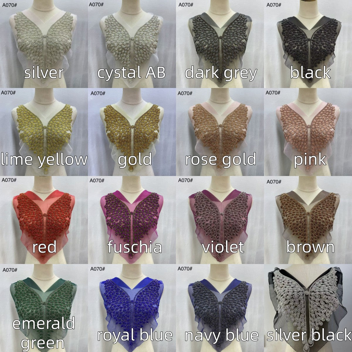 Claire - Rhinestone Bodice Applique