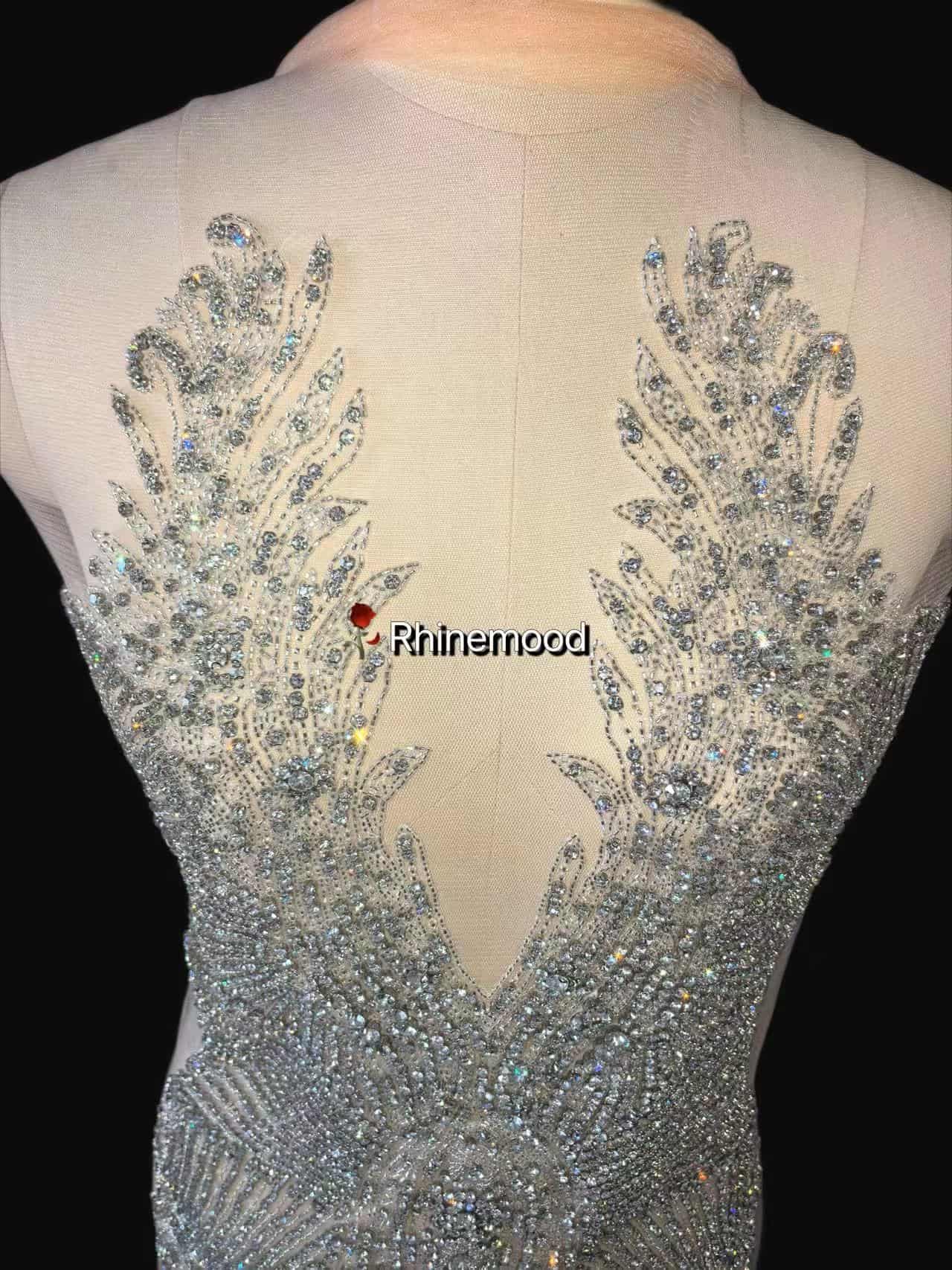 Cora - Rhinestone Bodice Applique