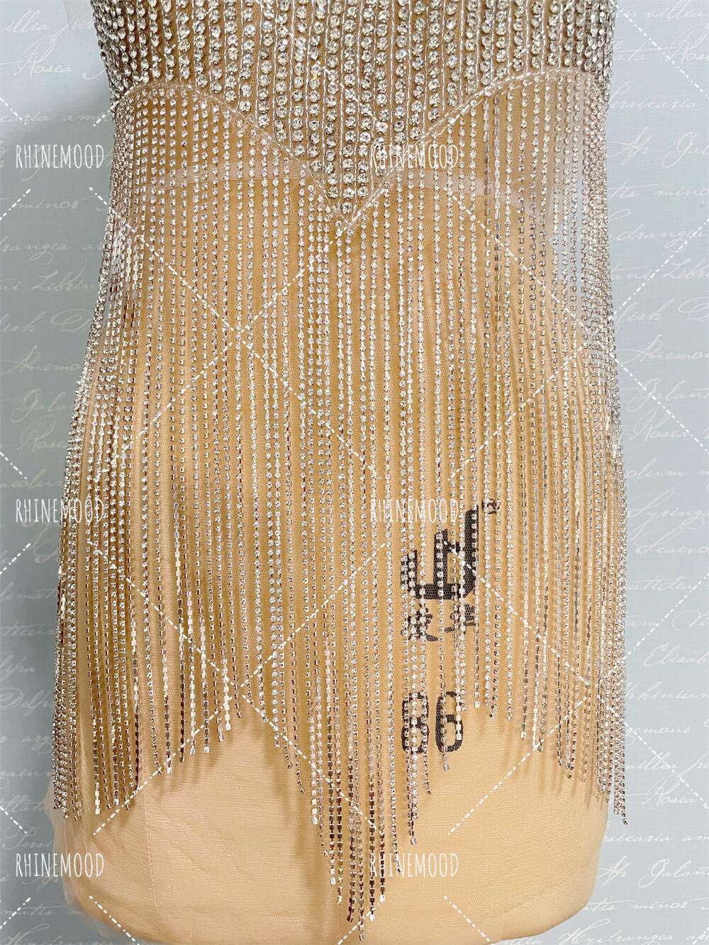 Darcy - Rhinestone Bodice Applique