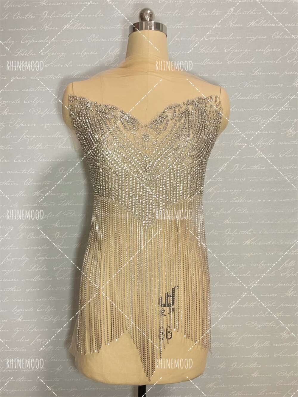 Darcy - Rhinestone Bodice Applique