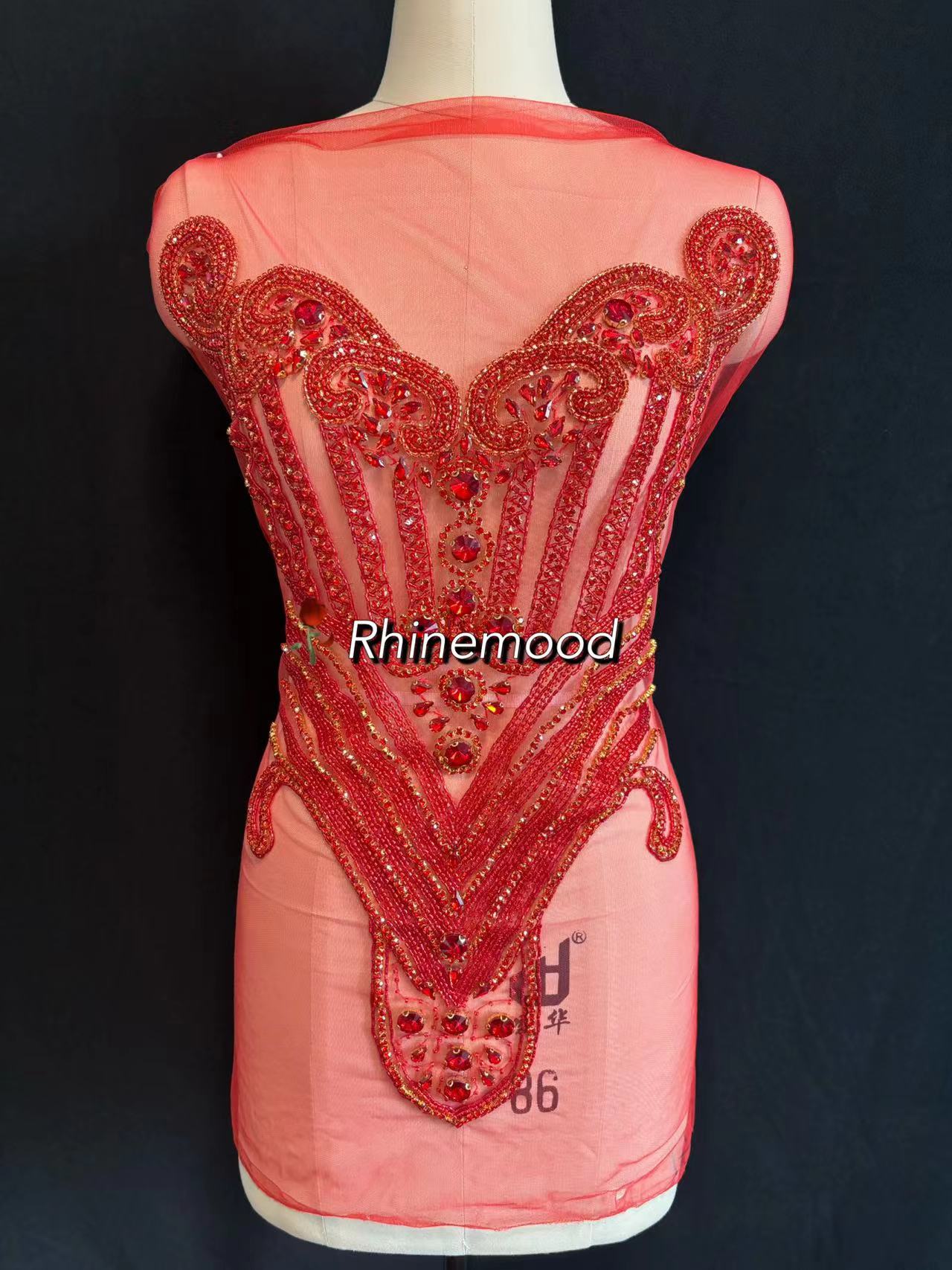 Delight - Rhinestone Bodice Applique