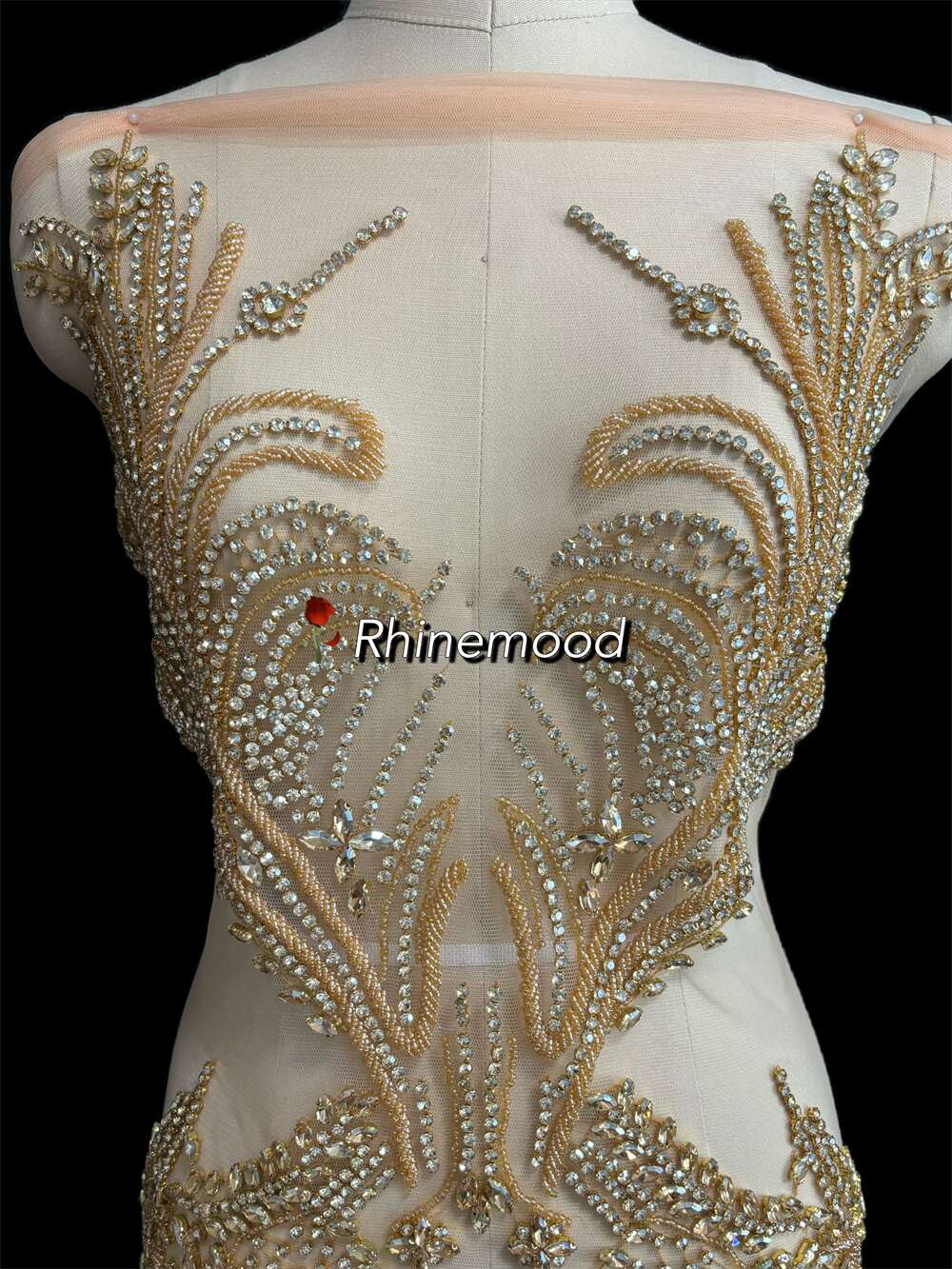 Divine - Rhinestone Bodice Applique