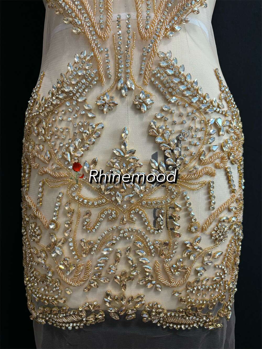 Divine - Rhinestone Bodice Applique