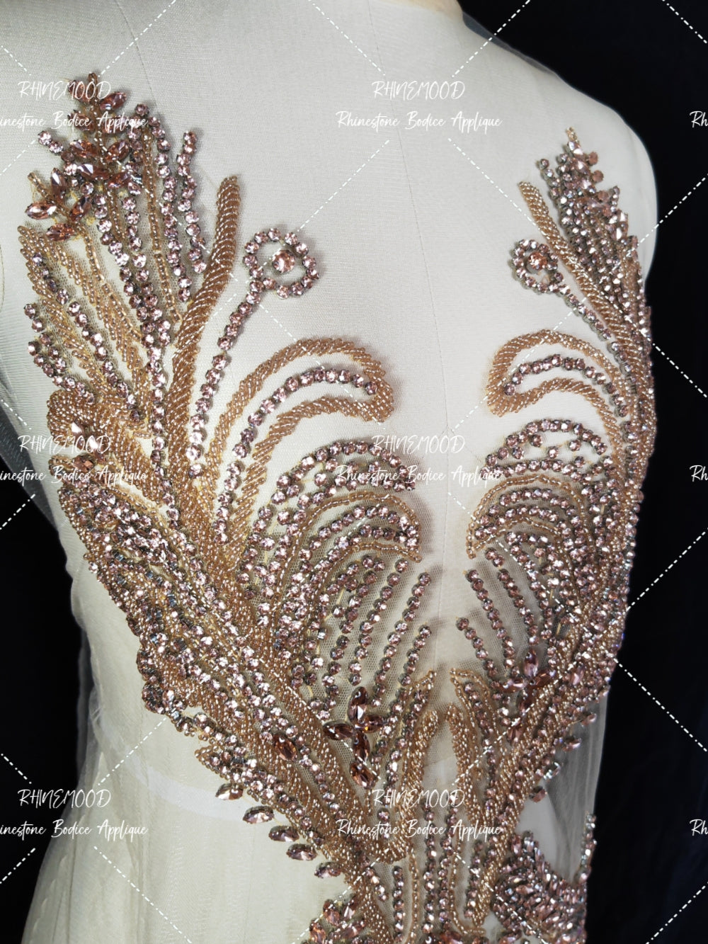 Divine - Rhinestone Bodice Applique