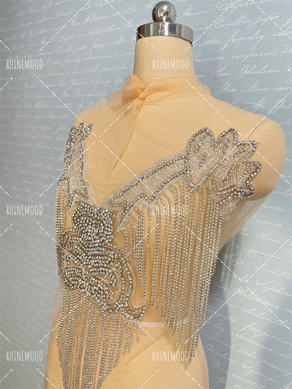 Doris - Rhinestone Bodice Applique