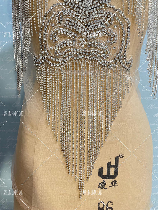 Doris - Rhinestone Bodice Applique