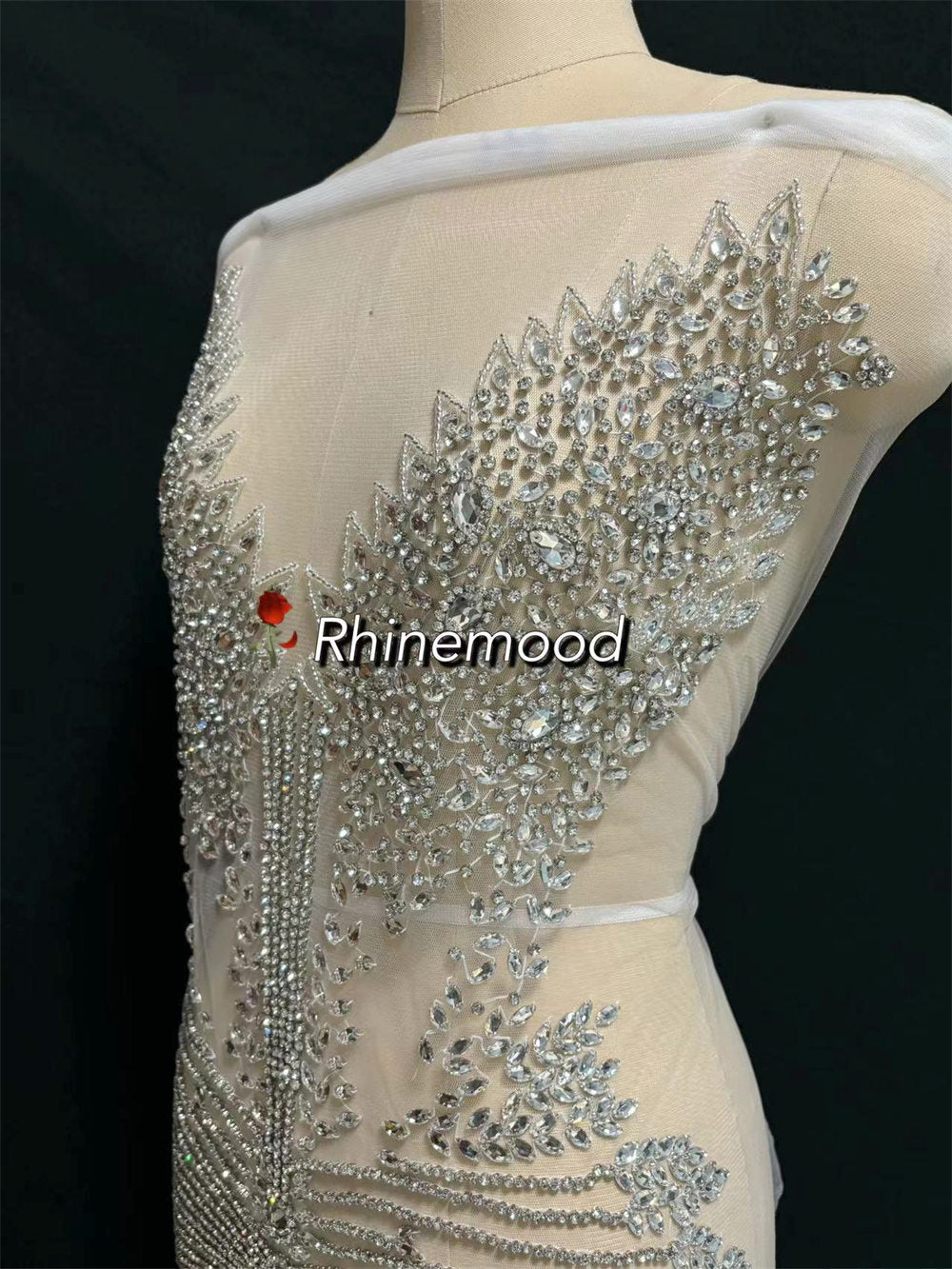 Ella - Rhinestone Bodice Applique