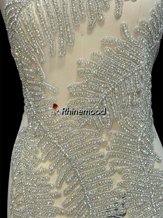 Evelyn - Rhinestone Bodice Applique