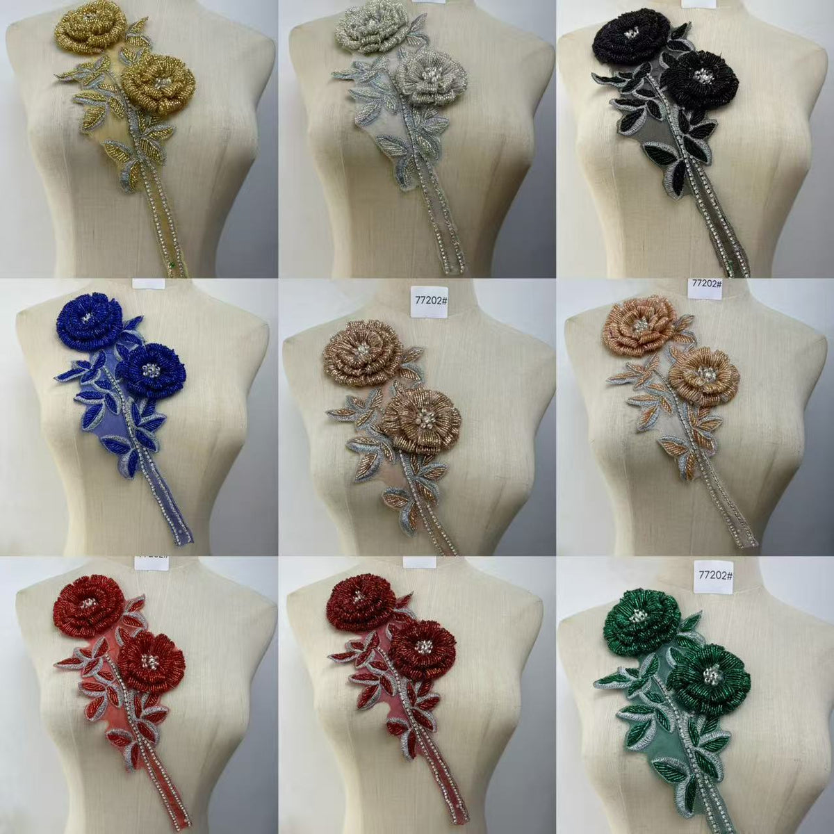 Flora - Rhinestone Applique