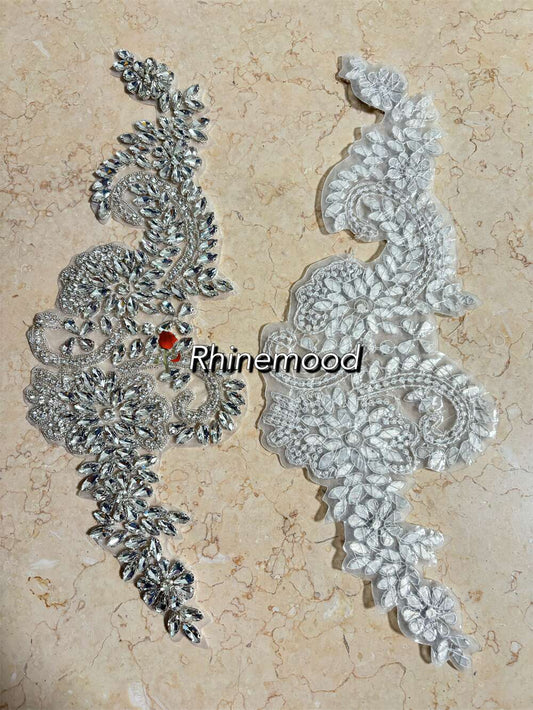 Freesia - Iron-on Rhinestone Applique