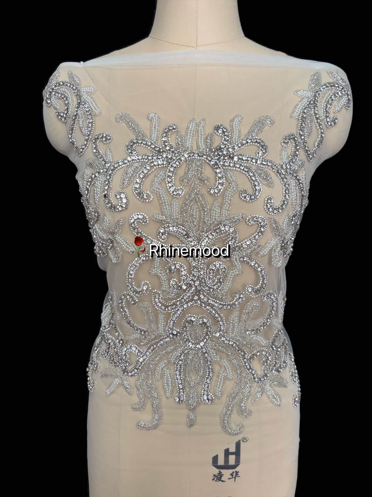 Glaze - Rhinestone Bodice Applique