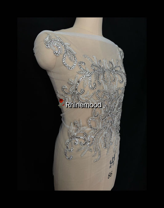 Glaze - Rhinestone Bodice Applique