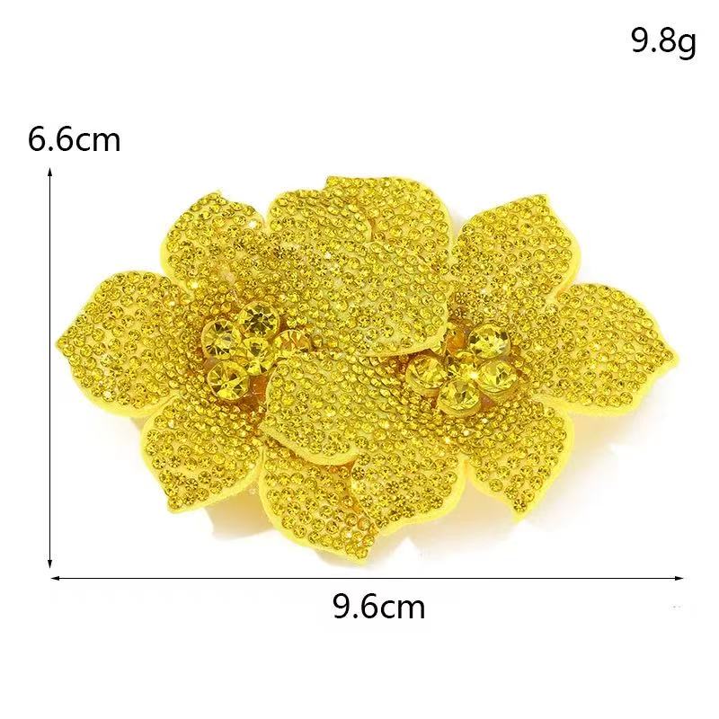 Rhinestone Flower Patches - H5
