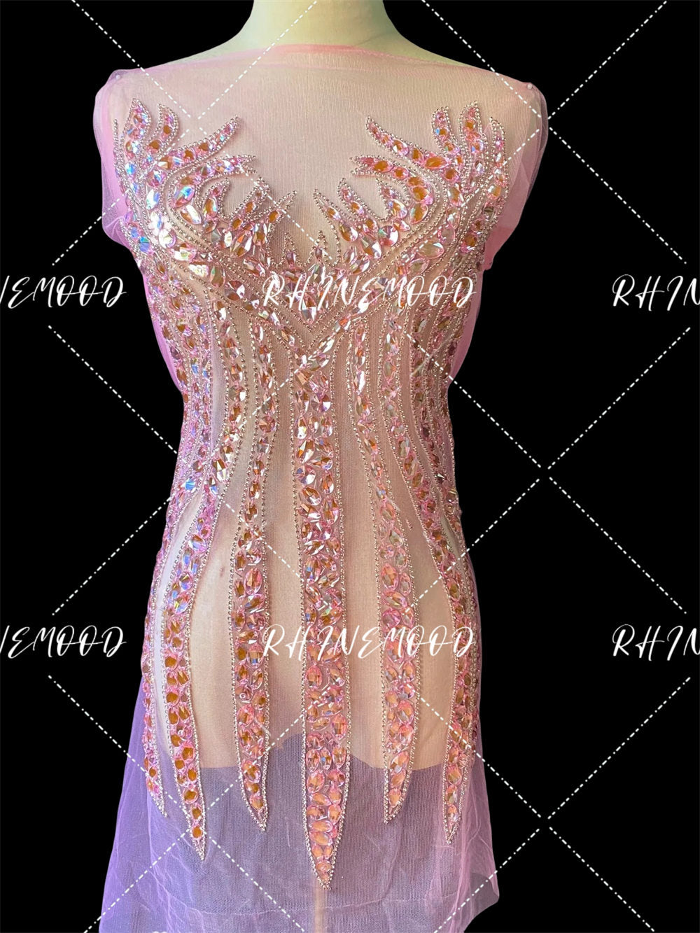 Hannah - Rhinestone Bodice Applique