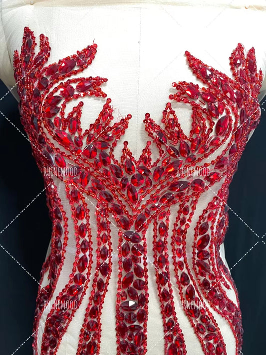 Hannah - Rhinestone Bodice Applique