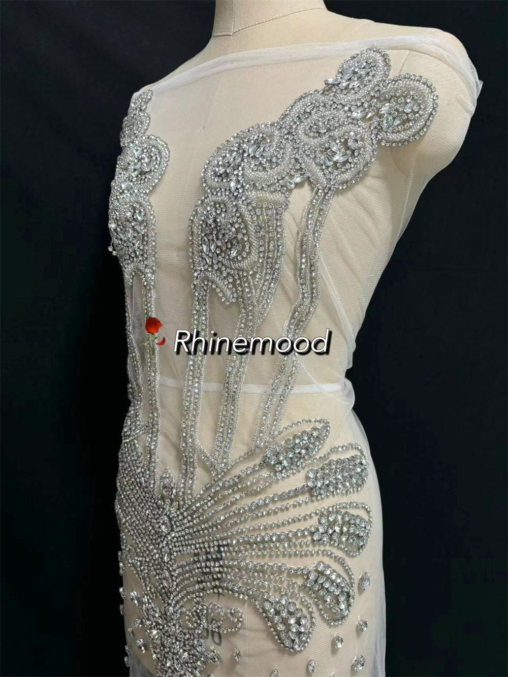 Helen - Rhinestone Bodice Applique