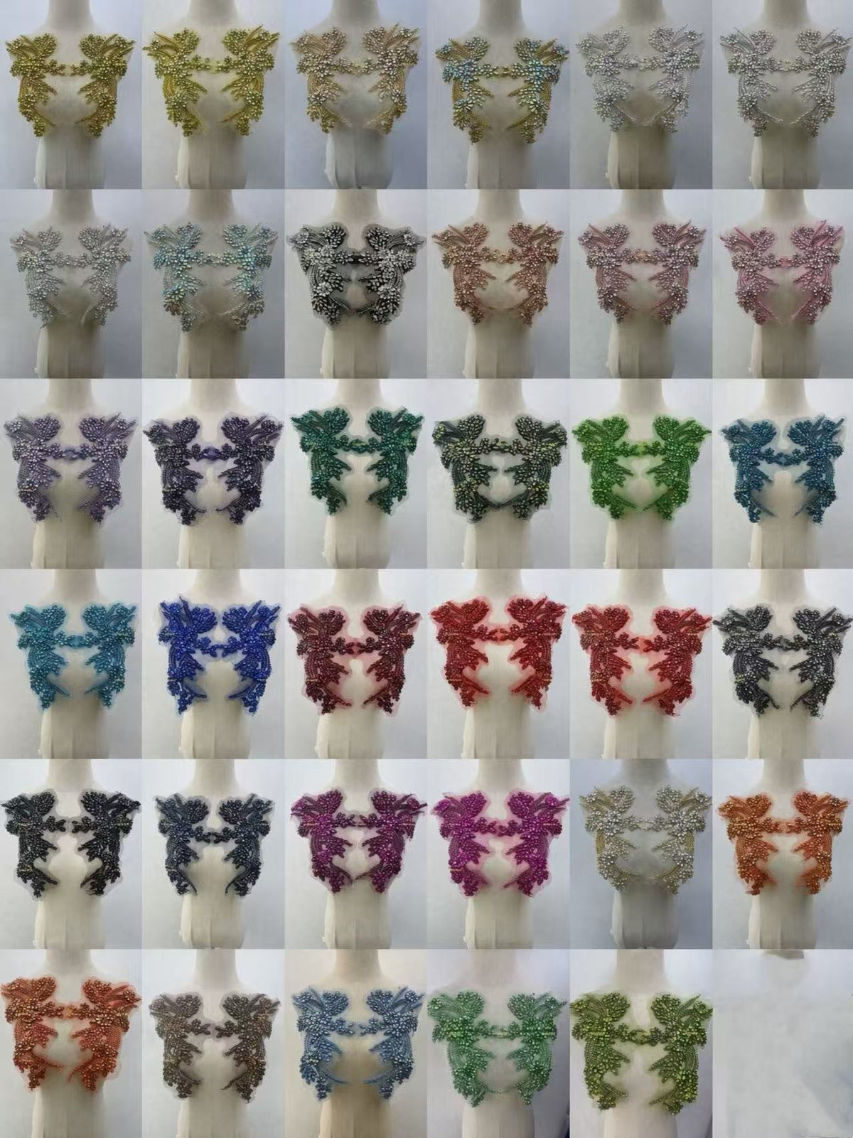 Isla - Rhinestone Applique(Pair)
