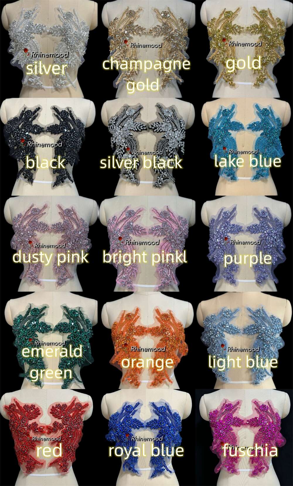 Isla - Rhinestone Applique