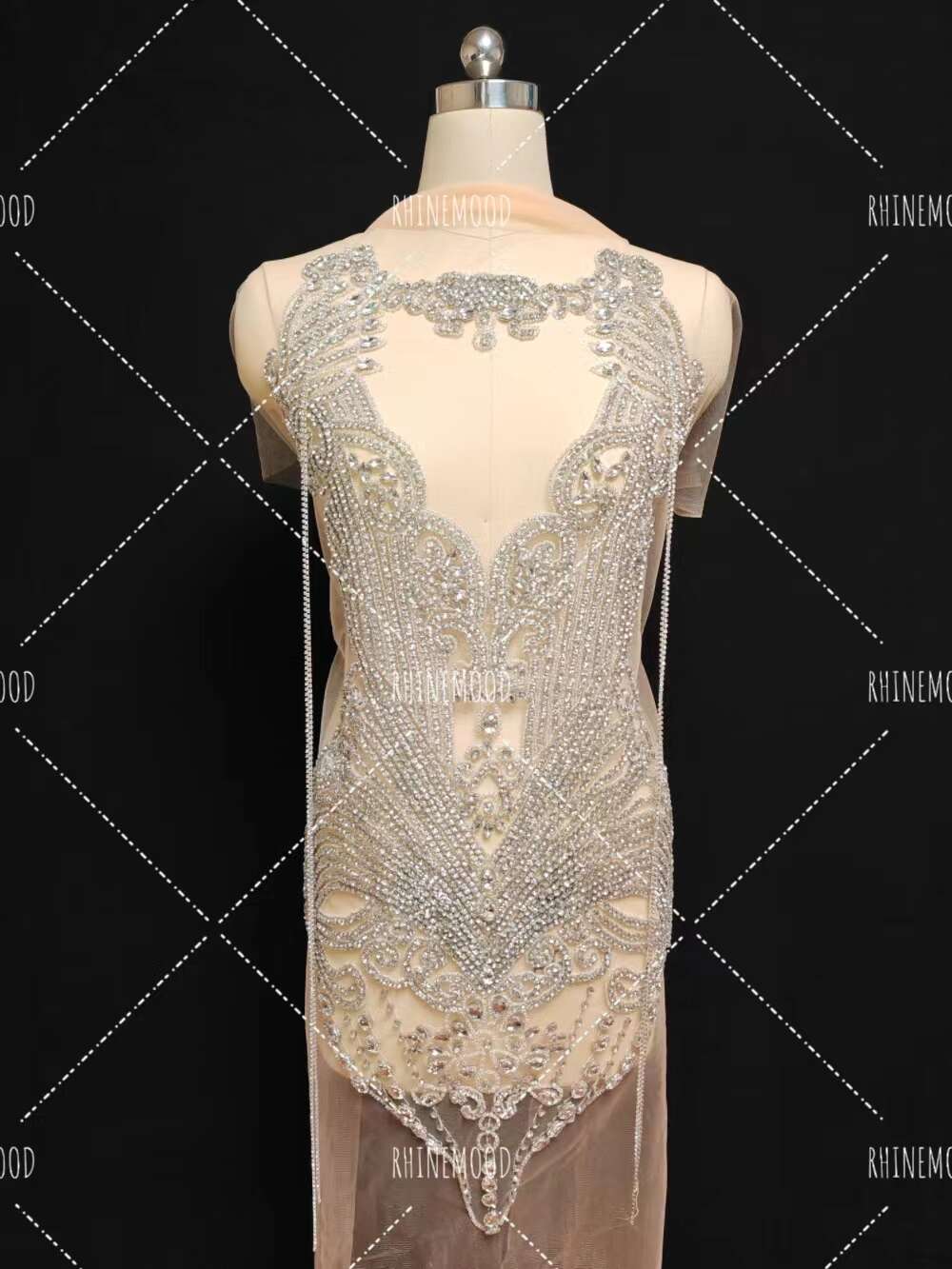 Ivy - Rhinestone Bodice Applique