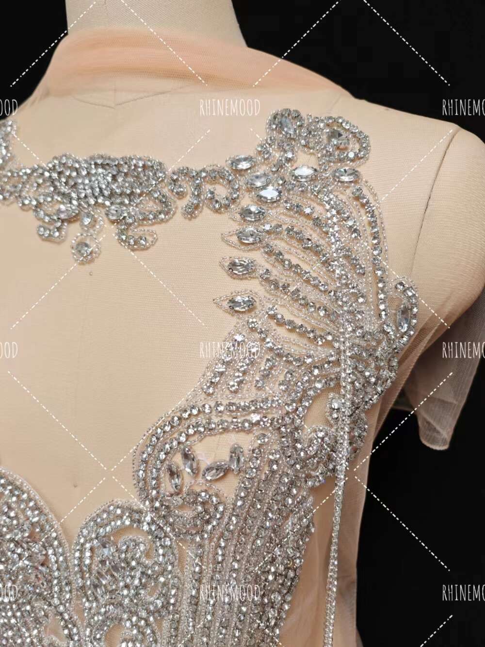 Ivy - Rhinestone Bodice Applique