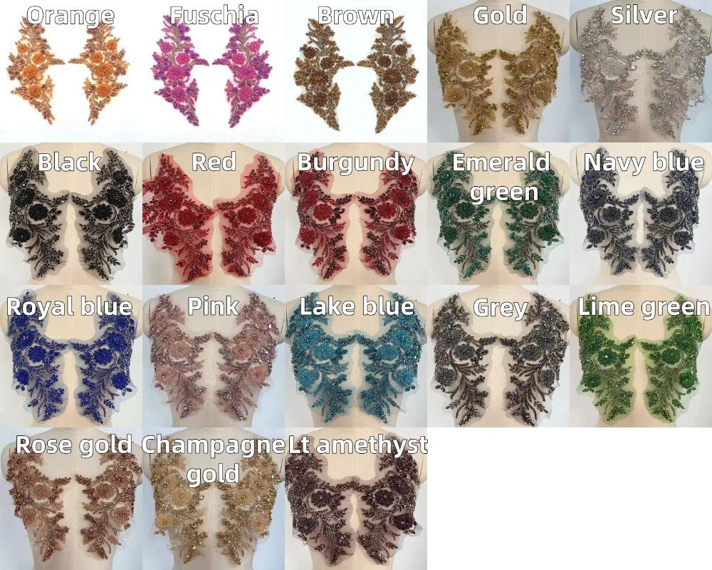 Jasmine - Rhinestone Applique