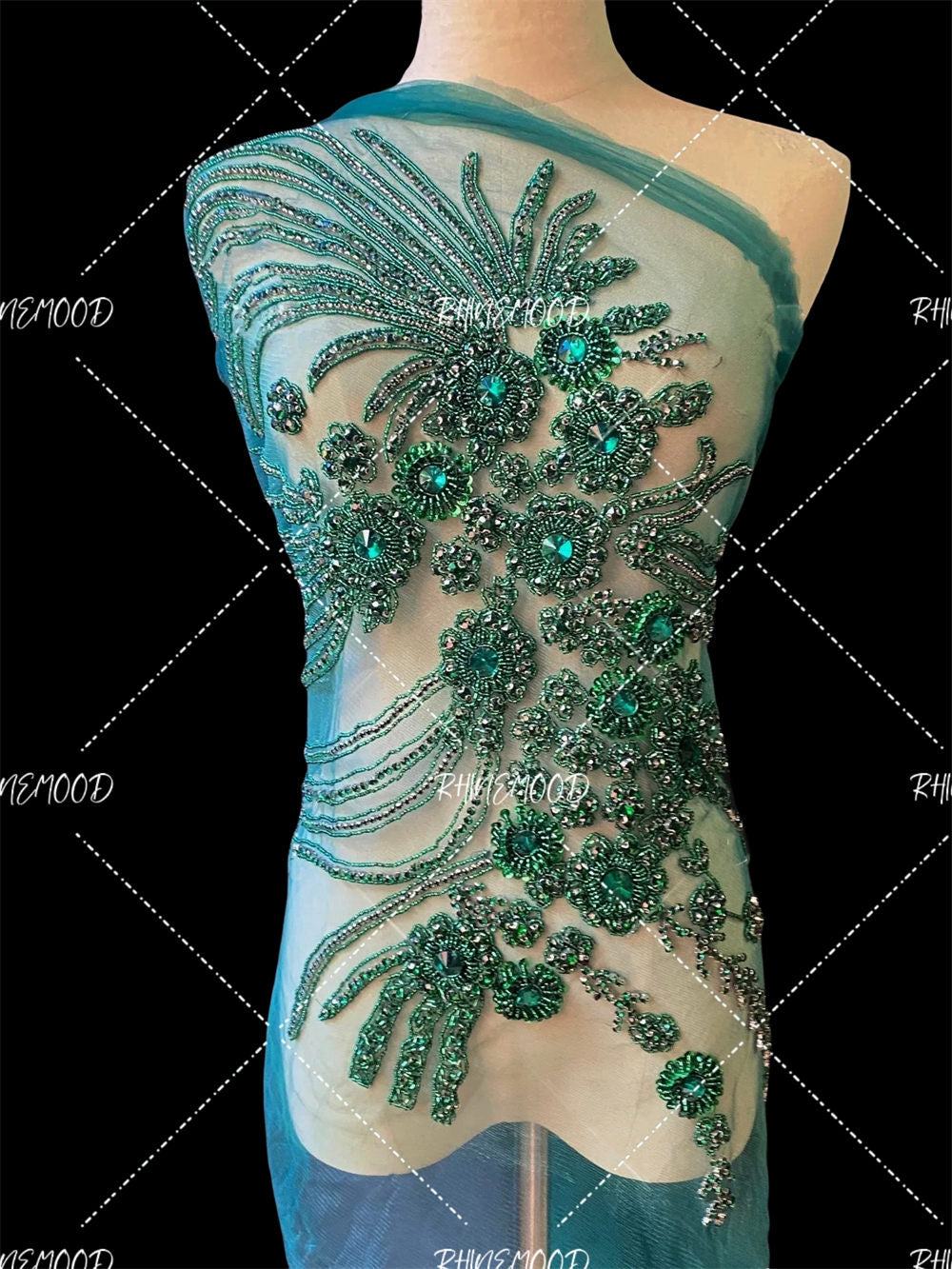 Judy - Rhinestone Bodice Applique